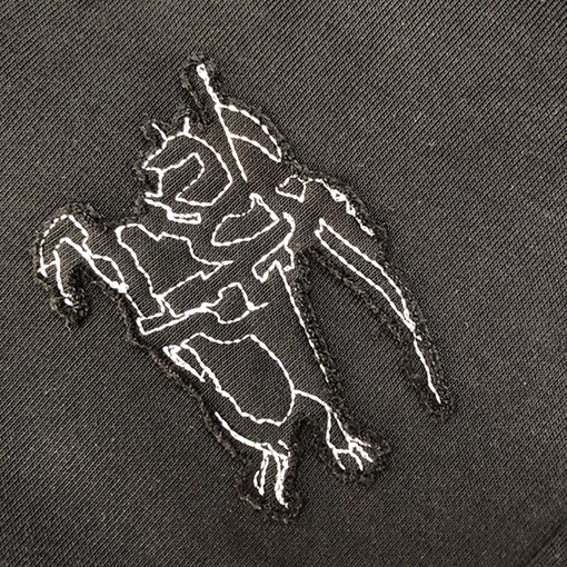 バーバリー刺繍軍馬ラベルパンツ