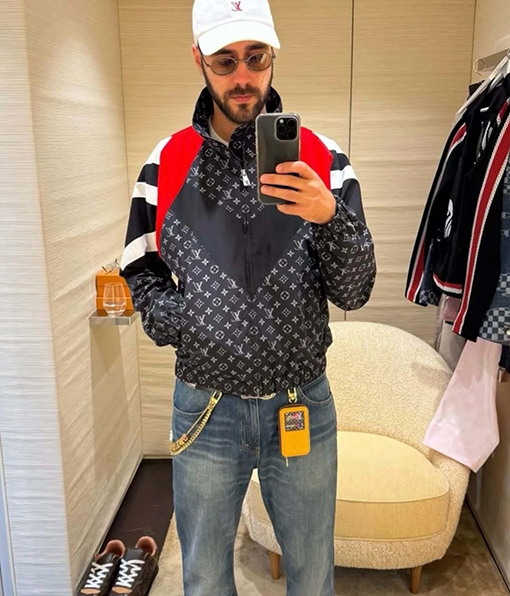 ルイヴィトン ファッションの衝突色のステッチモノグラムジャケット