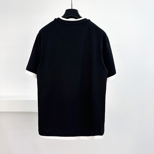プラダ ファッション偽2枚半袖Tシャツ