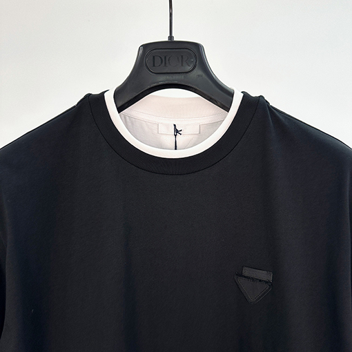プラダ ファッション偽2枚半袖Tシャツ