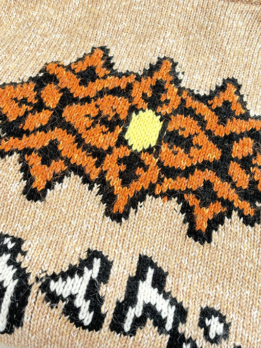 ルイヴィトン Nigo コラボロブスターとウールのニットジッパージャケット