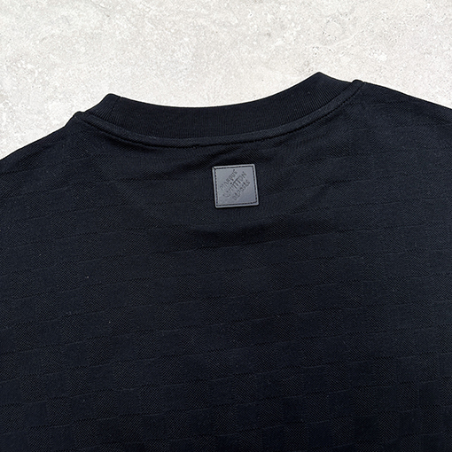 ルイヴィトン チェック柄ビーズ半袖Tシャツ