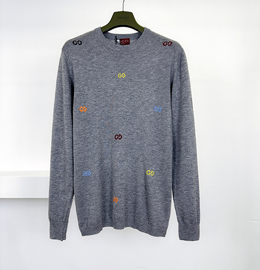 グッチ 新しいファッションカラージャカードニット