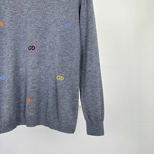 グッチ 新しいファッションカラージャカードニット