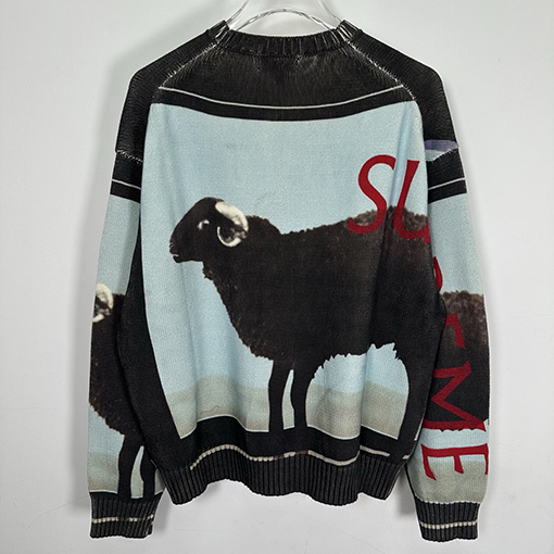 シュプリームコピー コラボレーション SWEATER ブラックヴィンテージプルオーバーセーター