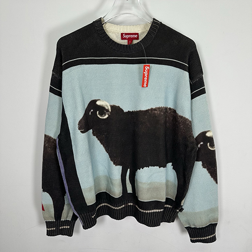 シュプリームコピー コラボレーション SWEATER ブラックヴィンテージプルオーバーセーター