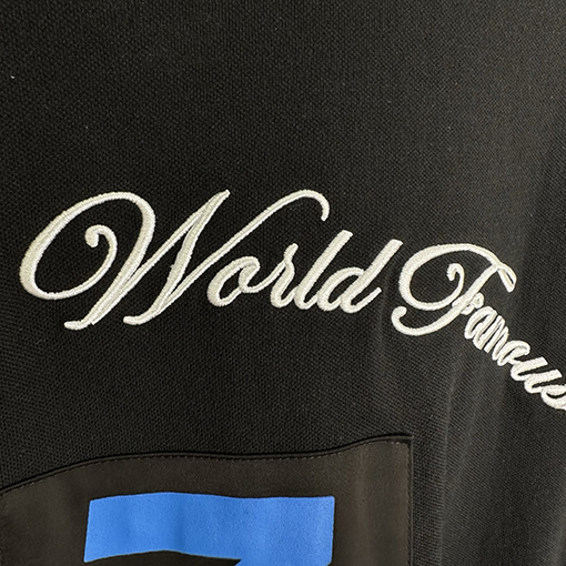 シュプリームコピー Cursive Supreme 刺繍ファッション柄半袖ポロシャツ