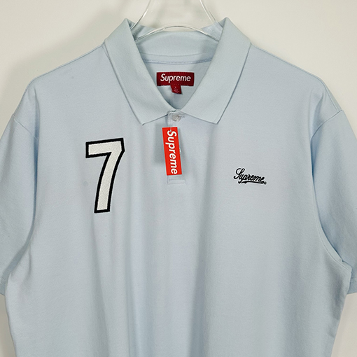 シュプリームコピー Cursive Supreme 刺繍ファッション柄半袖ポロシャツ