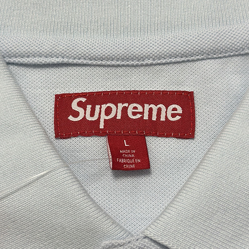 シュプリームコピー Cursive Supreme 刺繍ファッション柄半袖ポロシャツ
