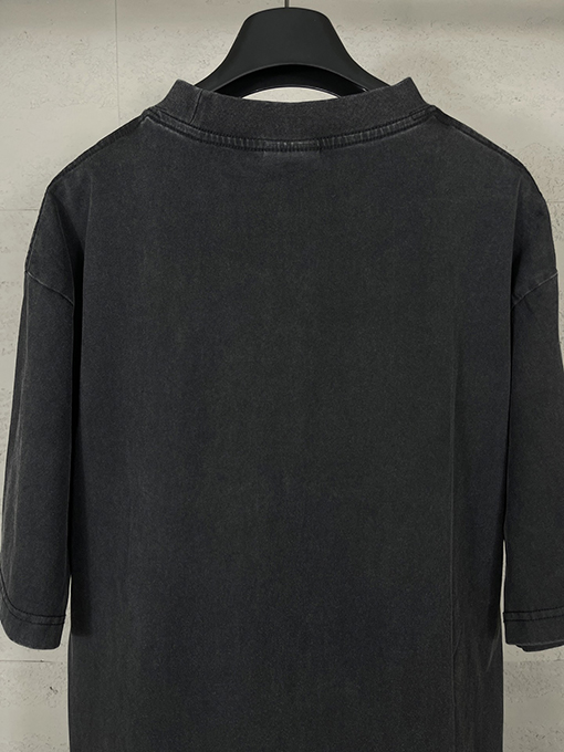 バレンシアガスーパーコピー 新しいパリのロゴプリント半袖Tシャツ