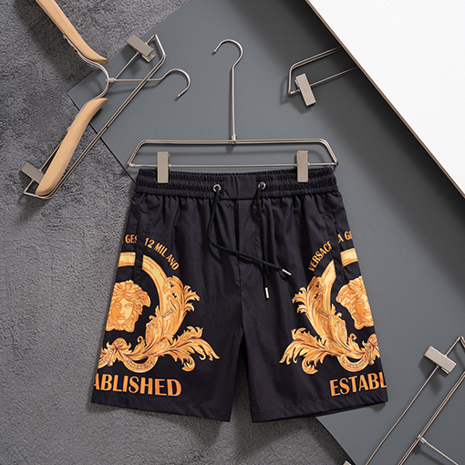 ヴェルサーチ ロゴプリントデザインビーチショーツ