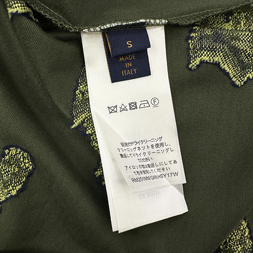ルイヴィトン ジャカードロゴコットン半袖Tシャツ