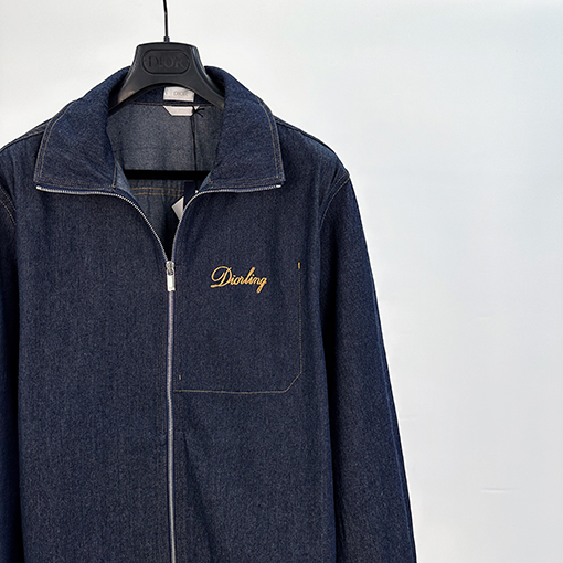ディオールスーパーコピー Dior 刺繍デニムジャケット