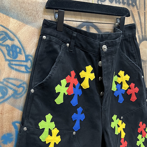 クロムハーツ Vintage Levis カラークロスステッチ限定デニムパンツ