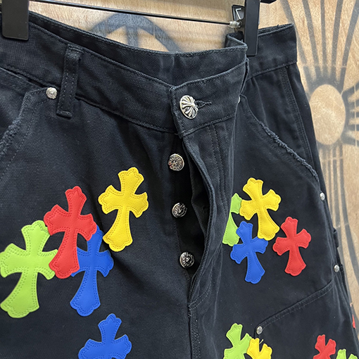 クロムハーツ Vintage Levis カラークロスステッチ限定デニムパンツ