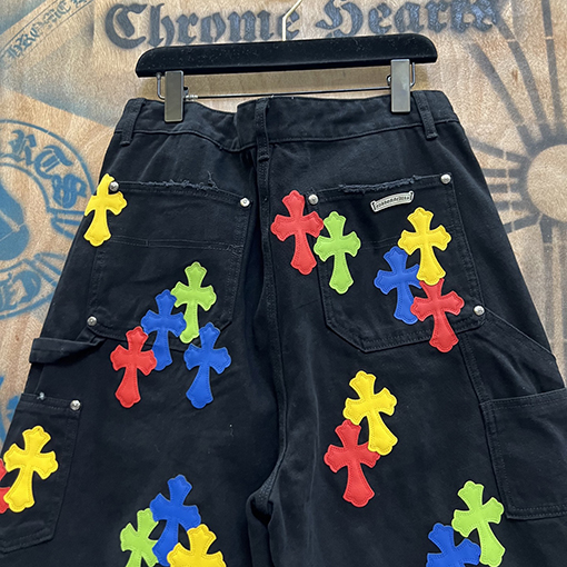 クロムハーツ Vintage Levis カラークロスステッチ限定デニムパンツ
