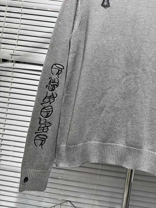 クロムハーツ ファッション織りシルクコットンニットセーター