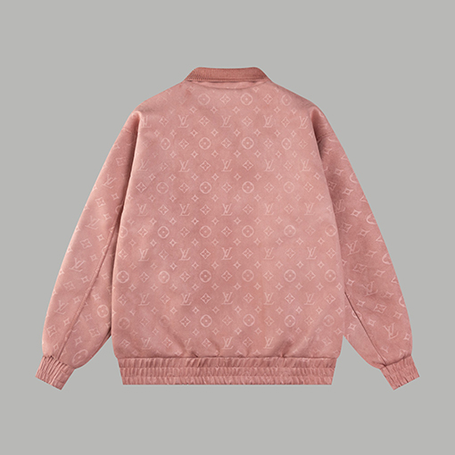 ルイヴィトン 新しい刺繍スエードパイロットジャケット