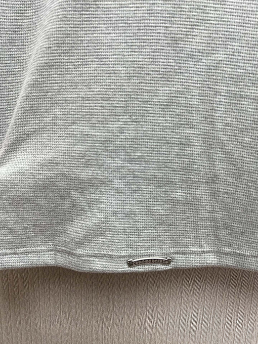 クロムハーツ ピン皮ヘンリー襟ワッフルパーカー
