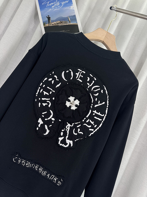 クロムハーツ カウンターレベルのアメリカンレーザー焼き花3 D立体刺繍カジュアルパーカー