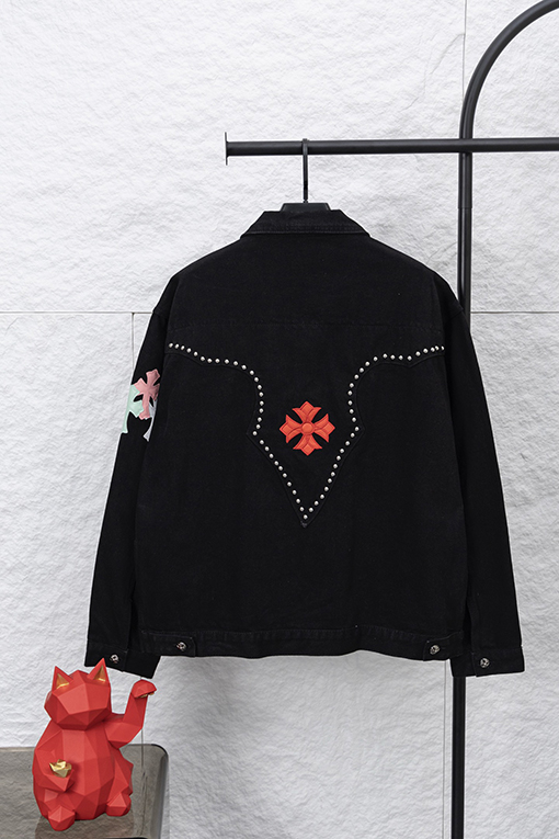 クロムハーツコピー リベット重工デニムジャケット