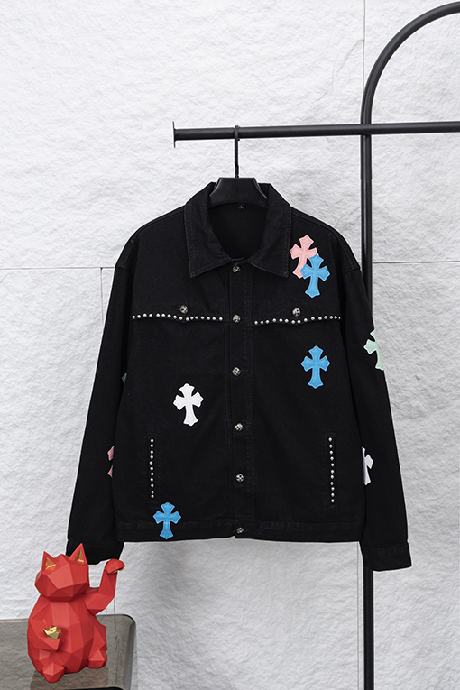クロムハーツコピー リベット重工デニムジャケット