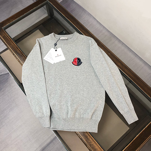 モンクレール ファッション歯ブラシ刺繍ロゴプルオーバーニットセーター