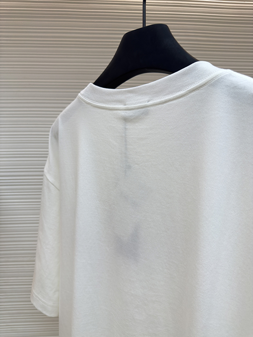 ディオール ファッション植毛ロゴ半袖Tシャツ