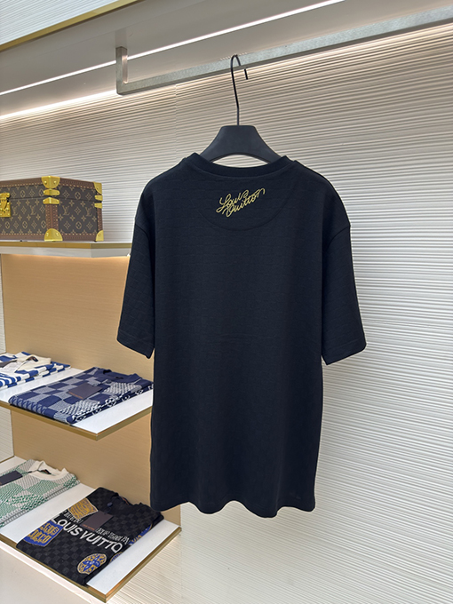 ルイヴィトンスーパーコピー ファッション金糸子犬章仔半袖Tシャツ