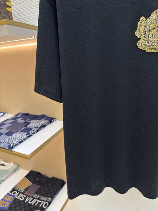 ルイヴィトンスーパーコピー ファッション金糸子犬章仔半袖Tシャツ