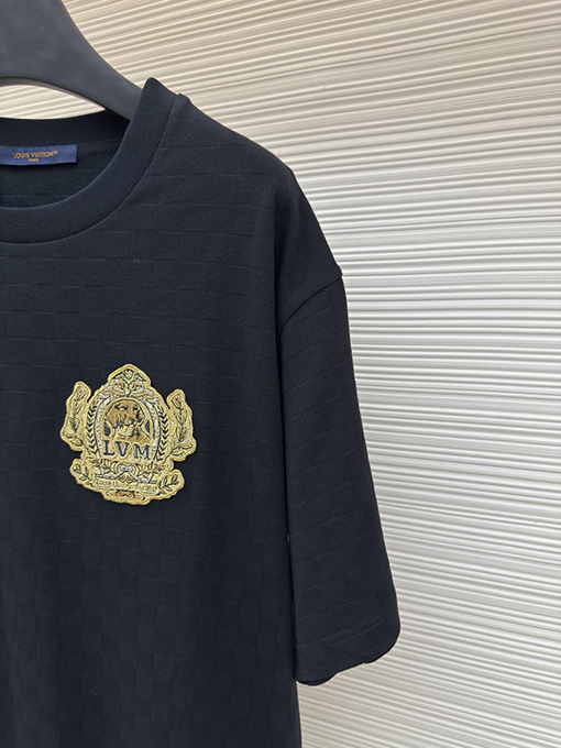 ルイヴィトンスーパーコピー ファッション金糸子犬章仔半袖Tシャツ