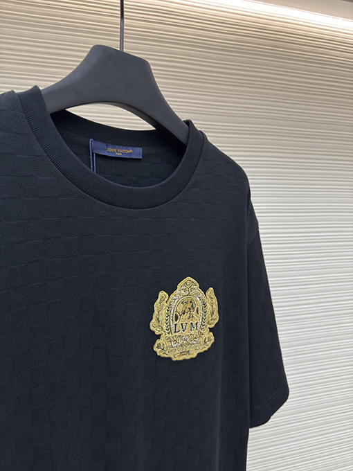 ルイヴィトンスーパーコピー ファッション金糸子犬章仔半袖Tシャツ