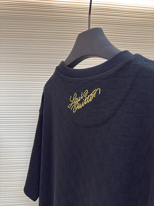 ルイヴィトンスーパーコピー ファッション金糸子犬章仔半袖Tシャツ