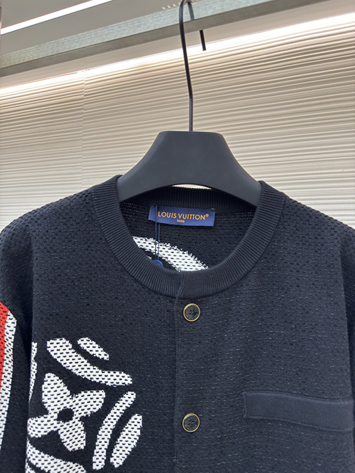 ルイヴィトン Nigo スタイリッシュな水玉柄ニットカーディガン