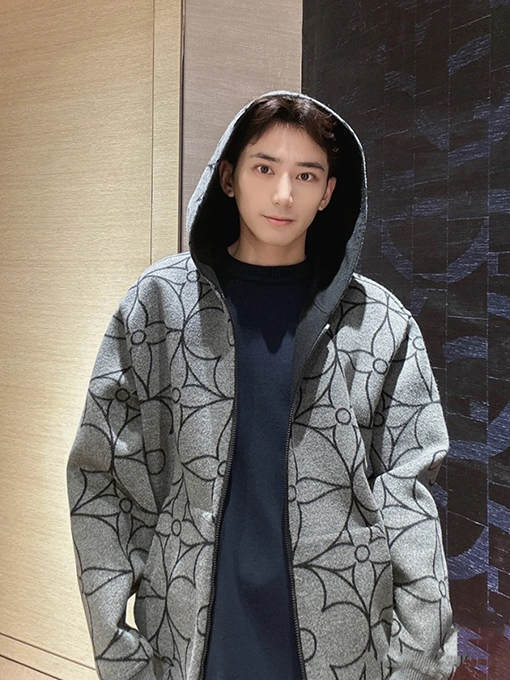 ルイヴィトン ファッションサークルフラワー両面ウールコート