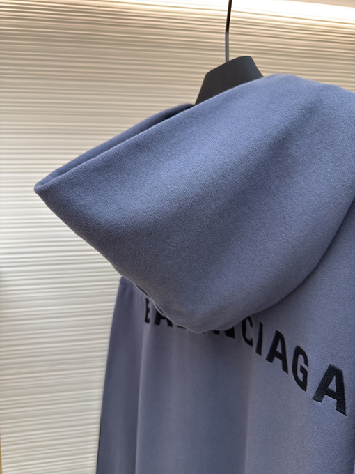バレンシアガコピー Balenciaga ファッション古い刺繍ジッパーパーカー