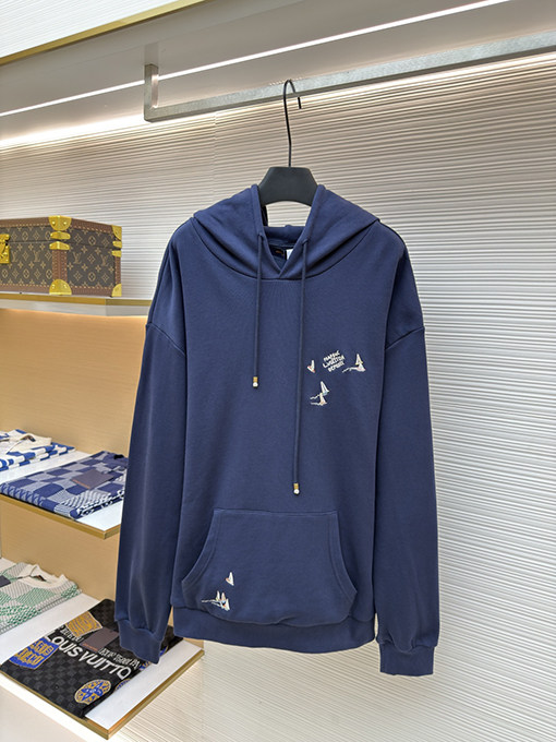 ルイヴィトン ファッション刺繍セーリングアルファベットフード付きパーカー