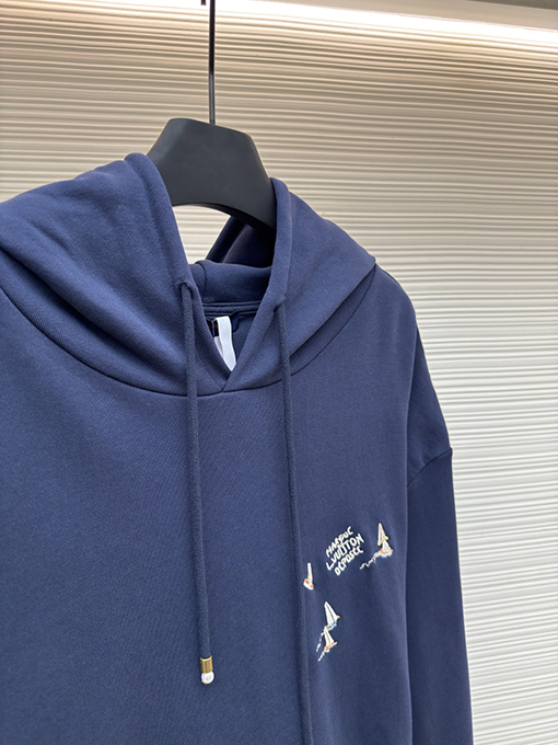 ルイヴィトン ファッション刺繍セーリングアルファベットフード付きパーカー