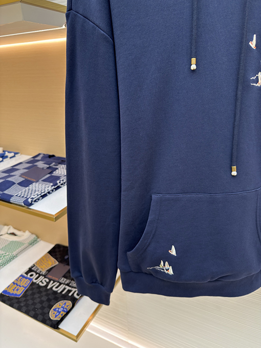 ルイヴィトン ファッション刺繍セーリングアルファベットフード付きパーカー