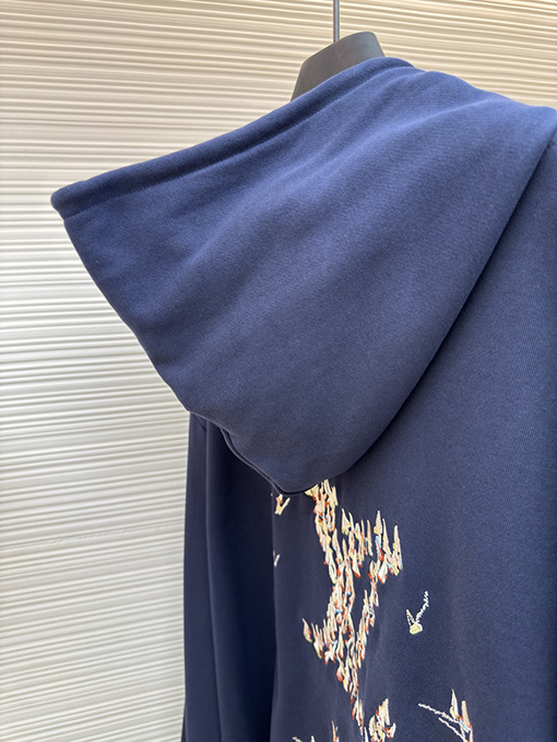 ルイヴィトン ファッション刺繍セーリングアルファベットフード付きパーカー