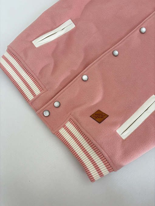 ルイヴィトン Nigo シリーズパッチワークパールバックルベースボールウエストジャケット