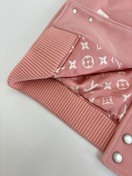 ルイヴィトン Nigo シリーズパッチワークパールバックルベースボールウエストジャケット