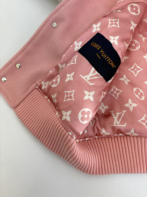 ルイヴィトン Nigo シリーズパッチワークパールバックルベースボールウエストジャケット