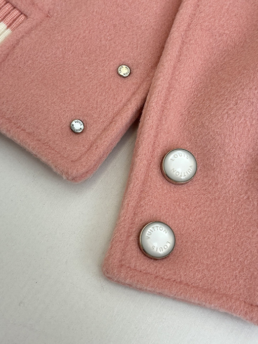 ルイヴィトン Nigo シリーズパッチワークパールバックルベースボールウエストジャケット