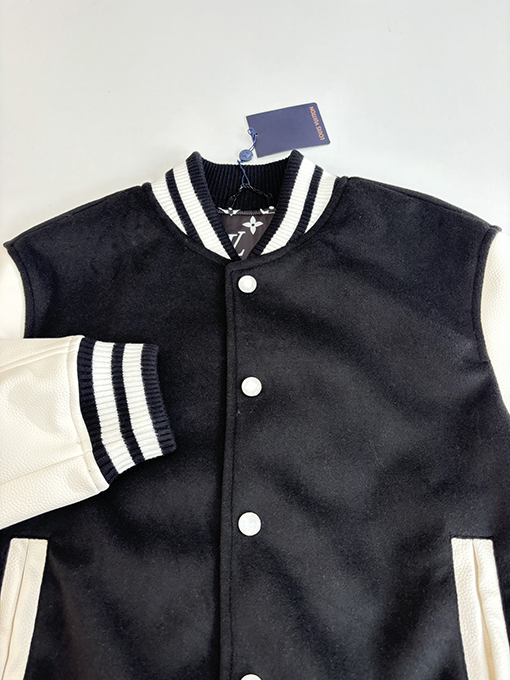 ルイヴィトン Nigo シリーズパッチワークパールバックルベースボールウエストジャケット