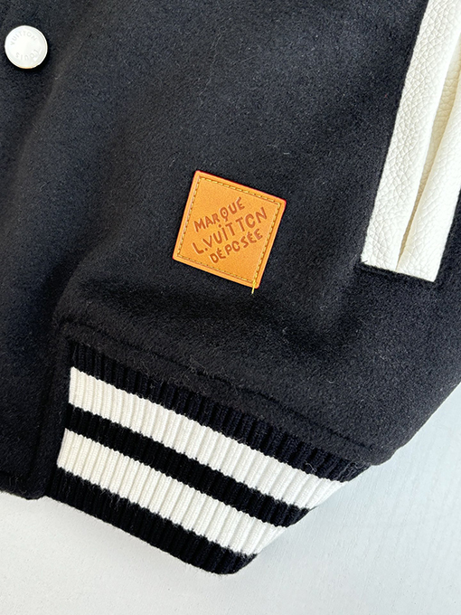 ルイヴィトン Nigo シリーズパッチワークパールバックルベースボールウエストジャケット