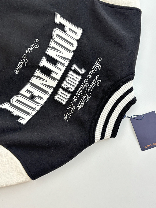 ルイヴィトン Nigo シリーズパッチワークパールバックルベースボールウエストジャケット