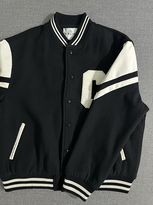セリーヌスーパーコピー ビッグCクラシックベースボールジャージジャケット
