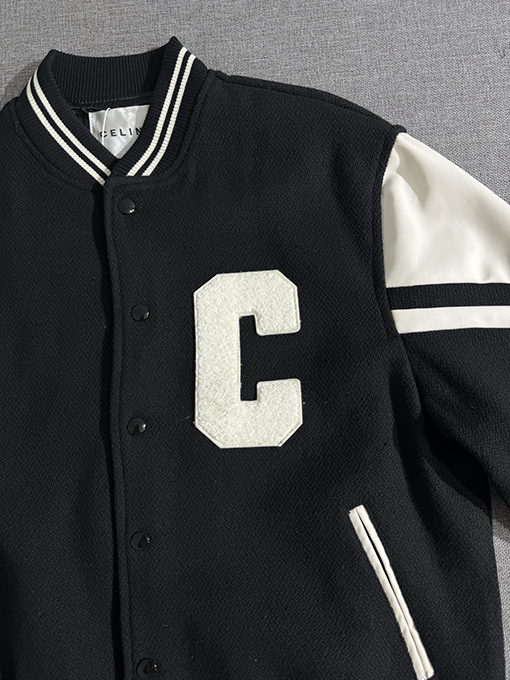 セリーヌスーパーコピー ビッグCクラシックベースボールジャージジャケット