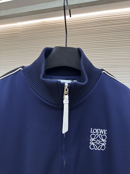 ロエベコピー Loew クラシックロゴ刺繍リボンコート